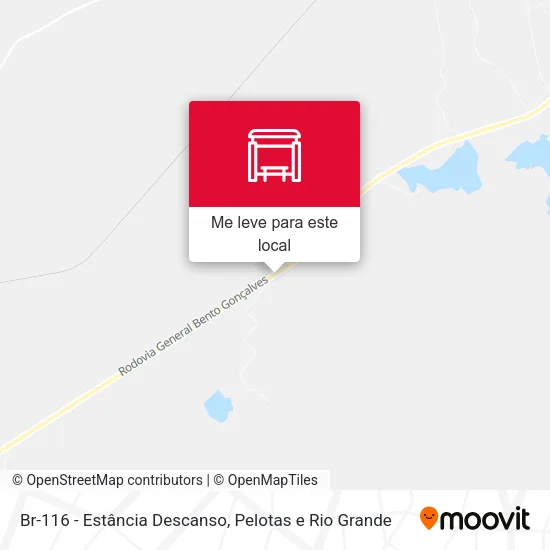 Br-116 - Estância Descanso mapa