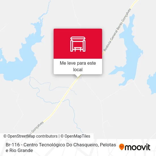 Br-116 - Centro Tecnológico Do Chasqueiro mapa