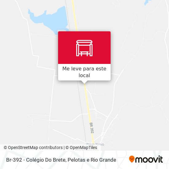 Br-392 - Colégio Do Brete mapa