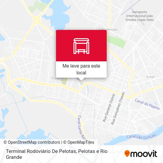 Terminal Rodoviário De Pelotas mapa