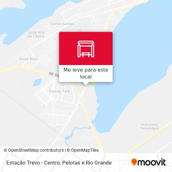 Estação Trevo - Centro mapa