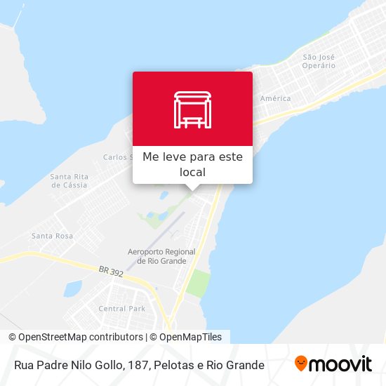 Rua Padre Nilo Gollo, 187 mapa