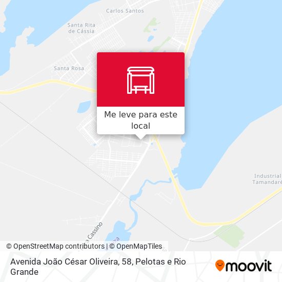 Avenida João César Oliveira, 58 mapa