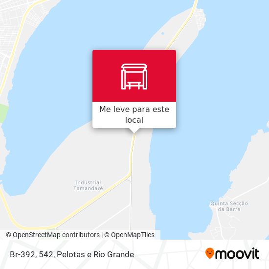 Br-392, 542 mapa