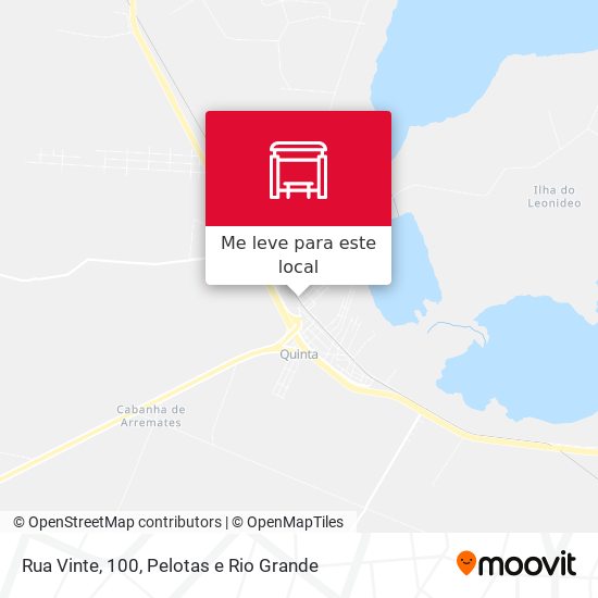 Rua Vinte, 100 mapa