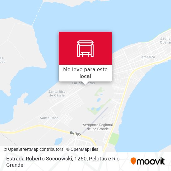 Estrada Roberto Socoowski, 1250 mapa