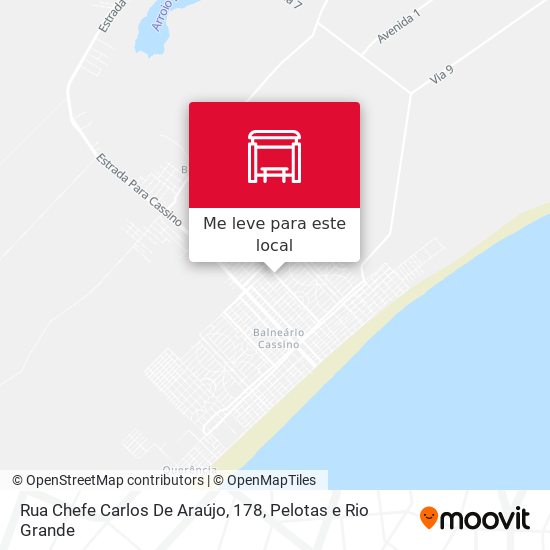 Rua Chefe Carlos De Araújo, 178 mapa