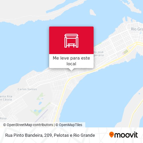 Rua Pinto Bandeira, 209 mapa