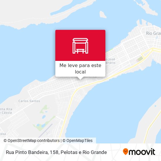Rua Pinto Bandeira, 158 mapa