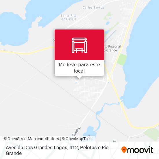 Avenida Dos Grandes Lagos, 412 mapa