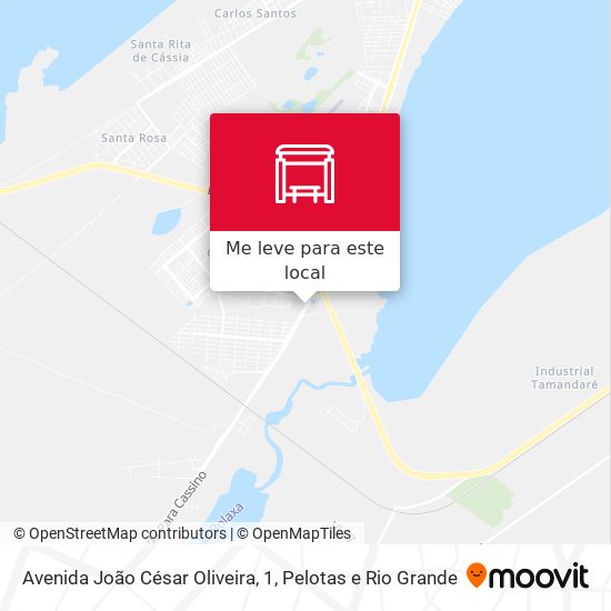 Avenida João César Oliveira, 1 mapa
