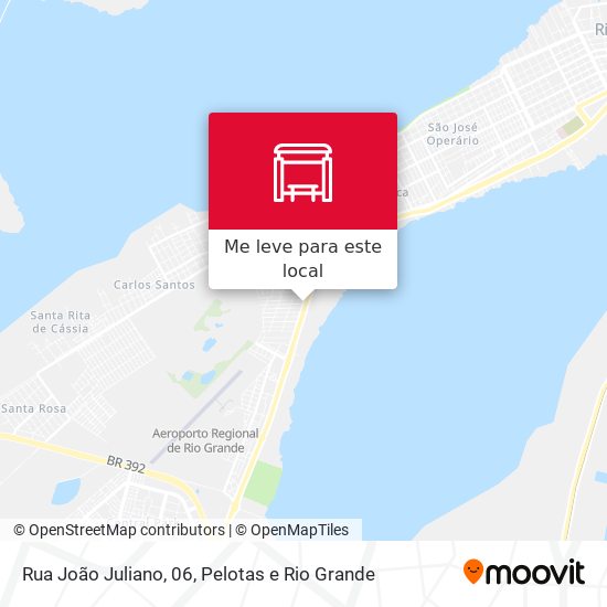Rua João Juliano, 06 mapa