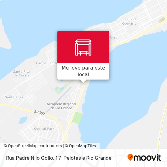 Rua Padre Nilo Gollo, 17 mapa