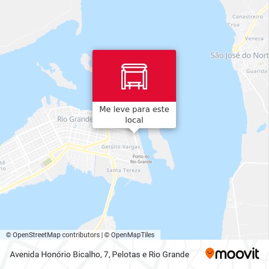 Avenida Honório Bicalho, 7 mapa