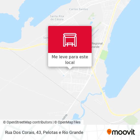 Rua Dos Corais, 43 mapa