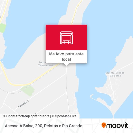 Acesso A Balsa, 200 mapa
