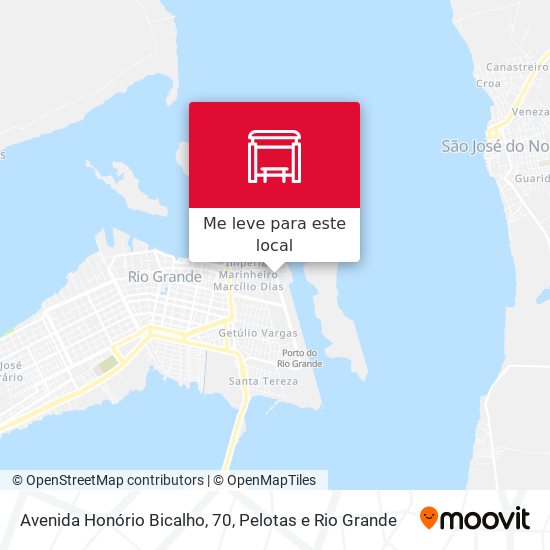 Avenida Honório Bicalho, 70 mapa