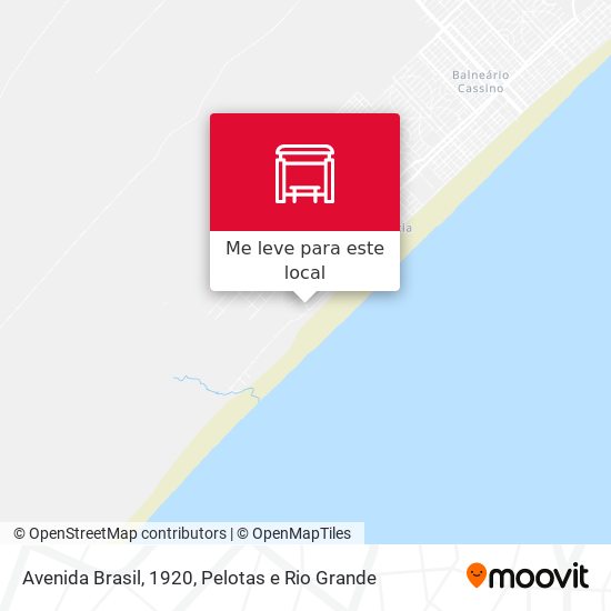 Avenida Brasil, 1920 mapa