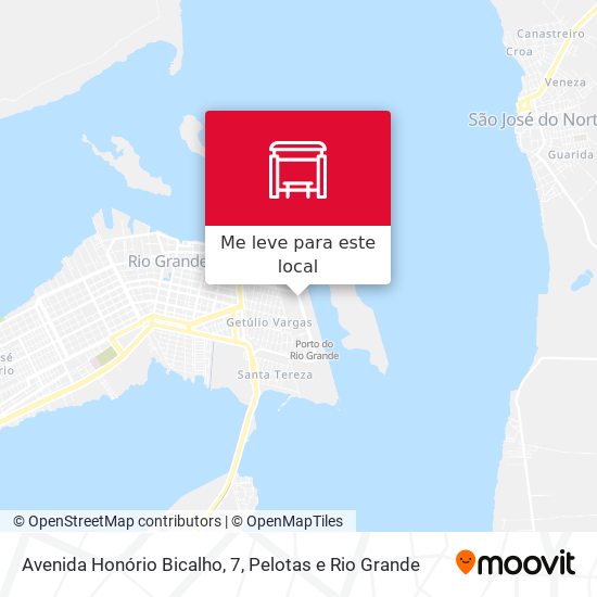 Avenida Honório Bicalho, 7 mapa