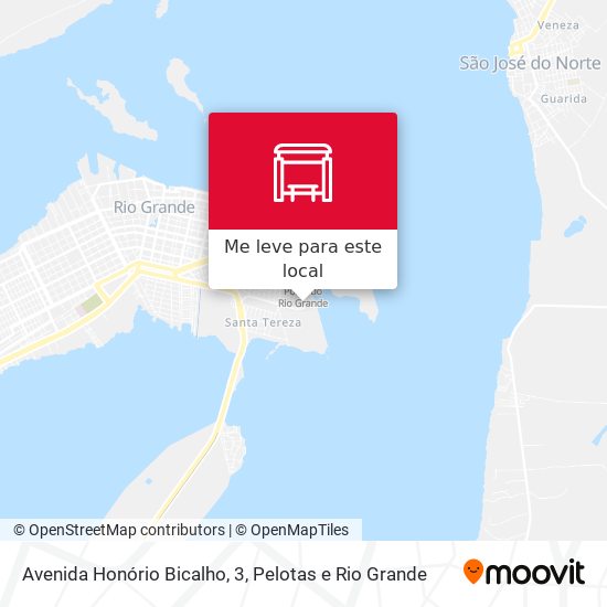 Avenida Honório Bicalho, 3 mapa