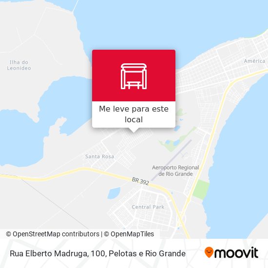 Rua Elberto Madruga, 100 mapa