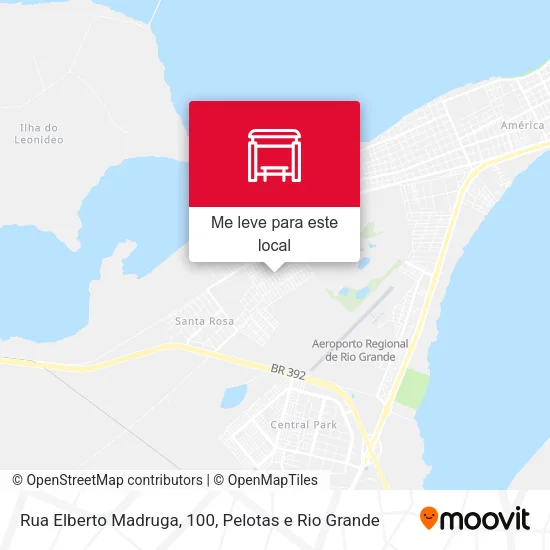 Rua Elberto Madruga, 100 mapa