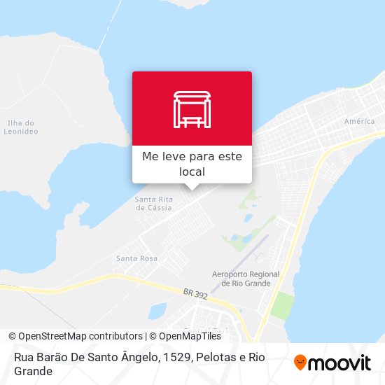 Rua Barão De Santo Ângelo, 1529 mapa