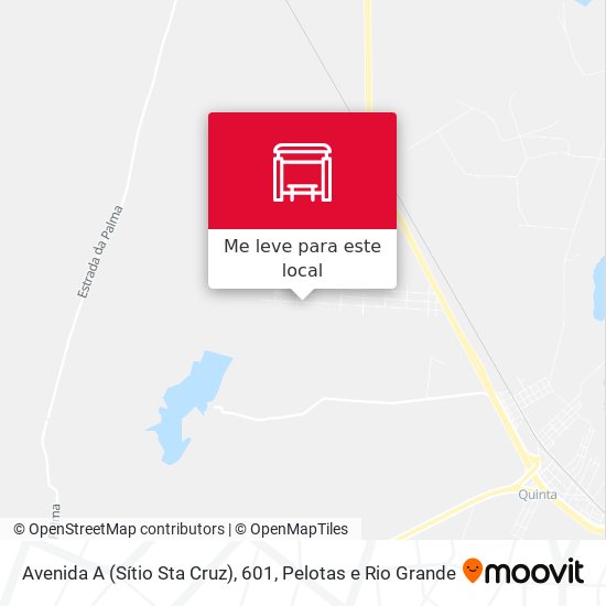 Avenida A (Sítio Sta Cruz), 601 mapa