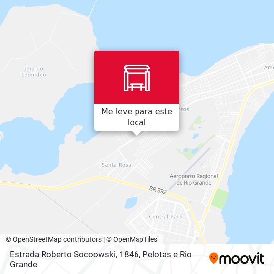 Estrada Roberto Socoowski, 1846 mapa