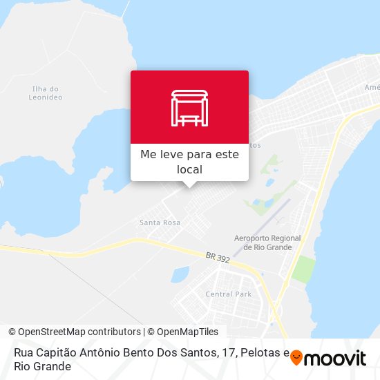 Rua Capitão Antônio Bento Dos Santos, 17 mapa