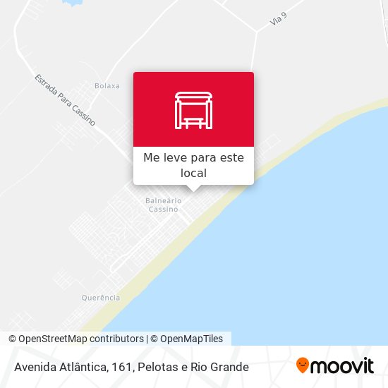 Avenida Atlântica, 161 mapa