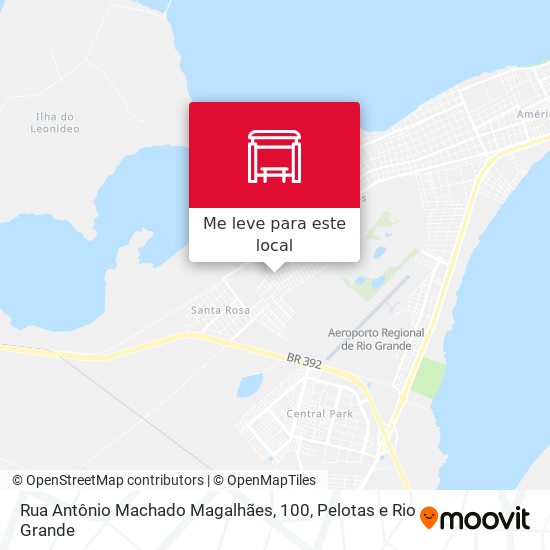Rua Antônio Machado Magalhães, 100 mapa