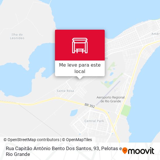 Rua Capitão Antônio Bento Dos Santos, 93 mapa