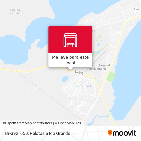 Br-392, 650 mapa