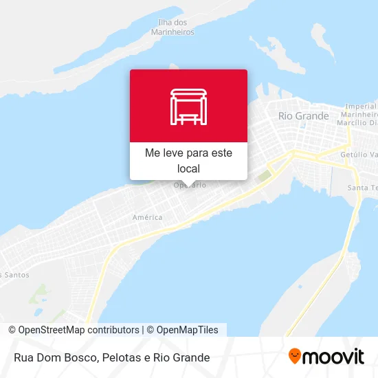 Rua Dom Bosco mapa