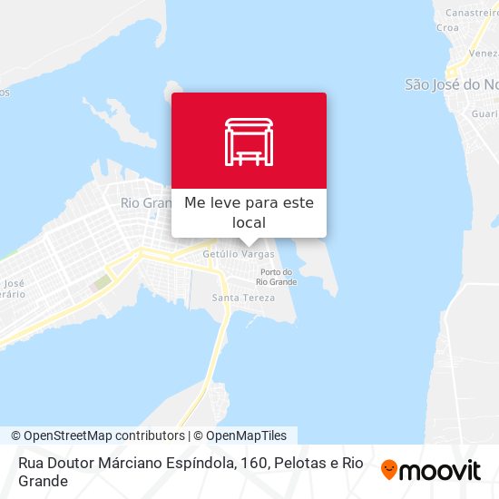 Rua Doutor Márciano Espíndola, 160 mapa