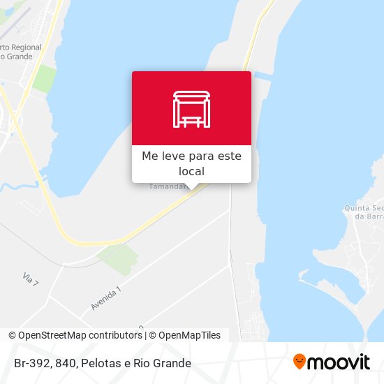 Br-392, 840 mapa