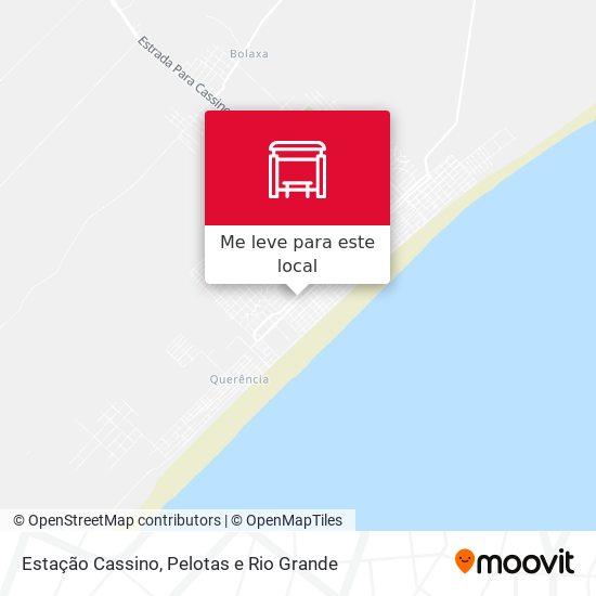 Estação Cassino mapa