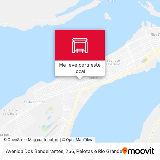 Avenida Dos Bandeirantes, 266 mapa