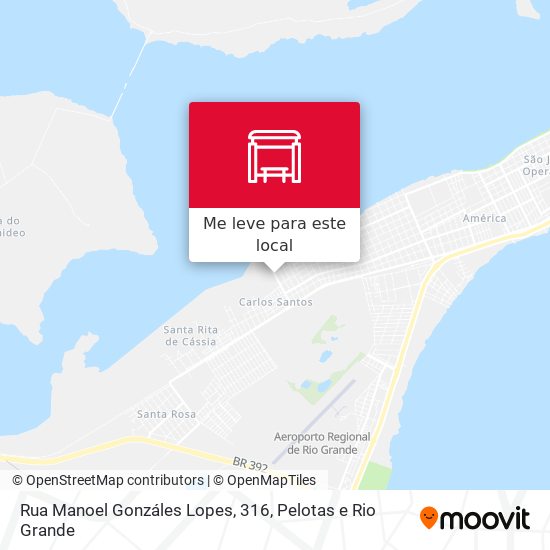 Rua Manoel Gonzáles Lopes, 316 mapa