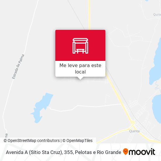 Avenida A (Sítio Sta Cruz), 355 mapa