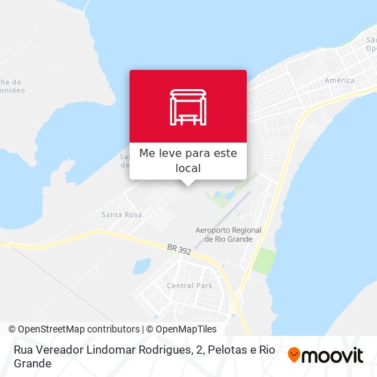 Rua Vereador Lindomar Rodrigues, 2 mapa