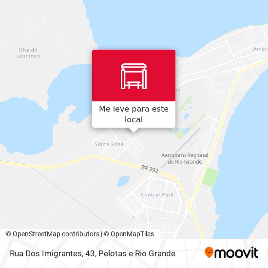 Rua Dos Imigrantes, 43 mapa