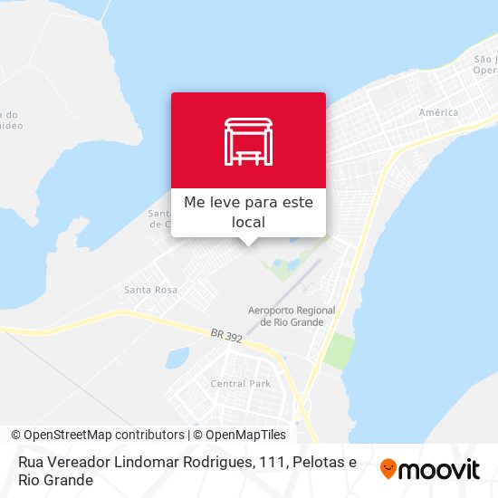 Rua Vereador Lindomar Rodrigues, 111 mapa