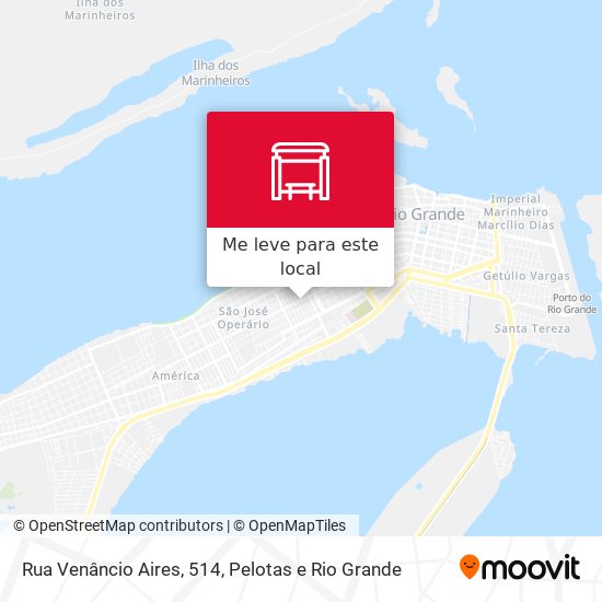 Rua Venâncio Aires, 514 mapa