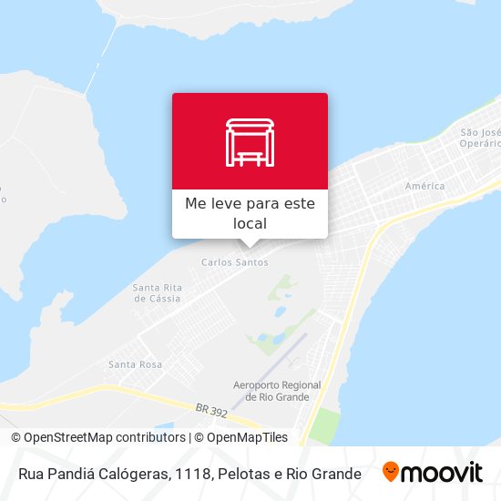 Rua Pandiá Calógeras, 1118 mapa