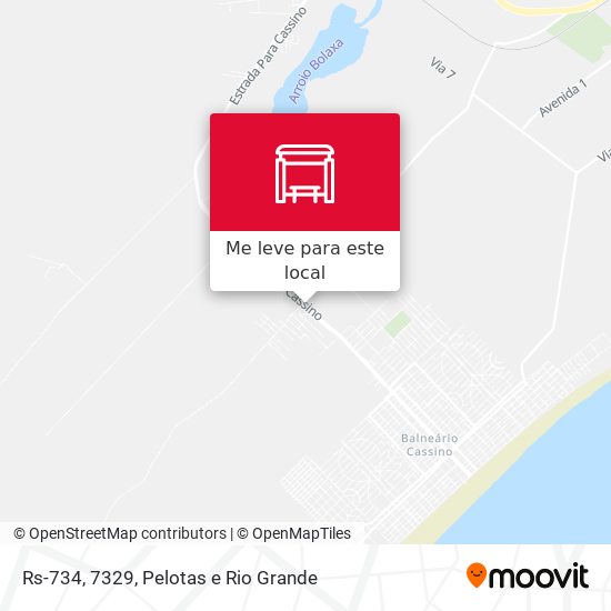 Rs-734, 7329 mapa