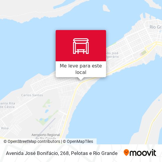 Avenida José Bonifácio, 268 mapa