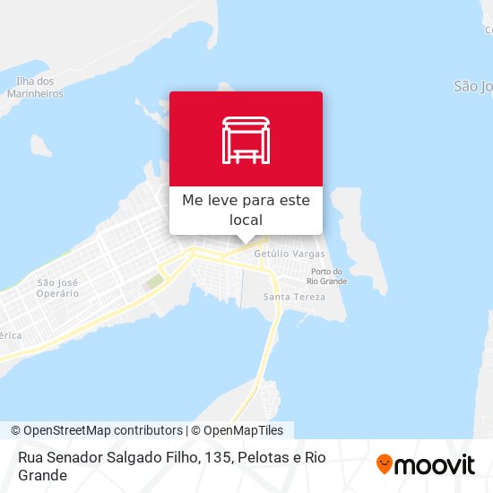 Rua Senador Salgado Filho, 135 mapa