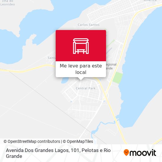 Avenida Dos Grandes Lagos, 101 mapa